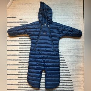 Patagonia down bunting, size 6M, blue